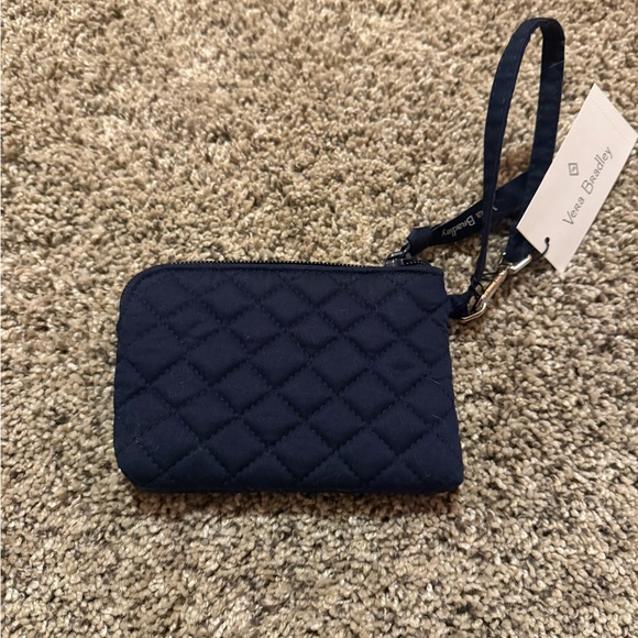 Vera Bradley Navy Quilted Pouch with Turtle Design - Picture 3 of 3